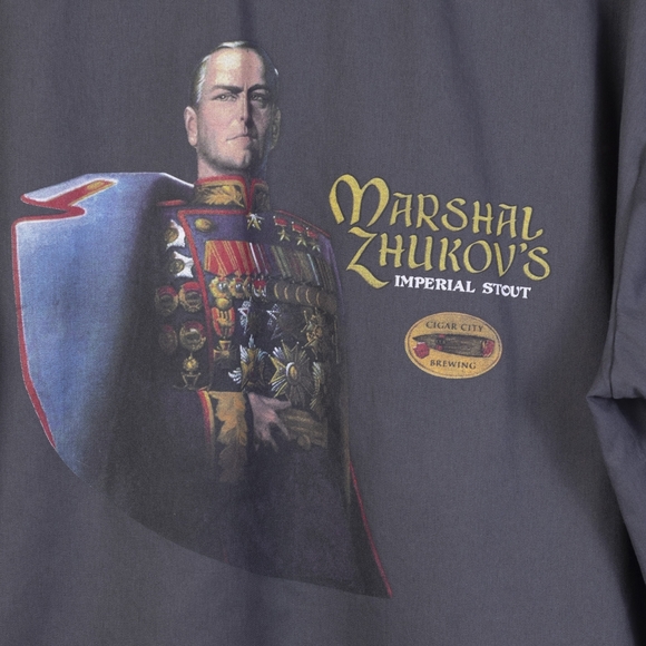Dickies Cigar City Brewing short-sleeved grey work shirt - XXL - Picture 1 of 5